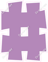 KG 23.5" Individuals - Flat Lavender #