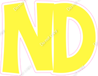 KG 23.5" Individuals - Flat Lemon ND