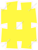 KG 23.5" Individuals - Flat Lemon #