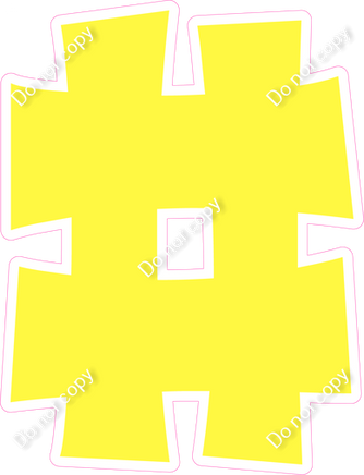 KG 23.5" Individuals - Flat Lemon #