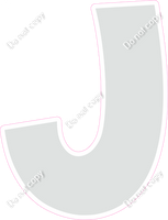 KG 23.5" Individuals - Flat Light Grey J