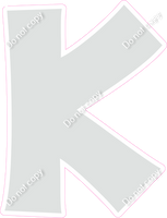 KG 23.5" Individuals - Flat Light Grey K