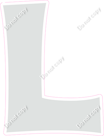 KG 23.5" Individuals - Flat Light Grey L