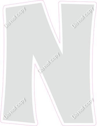 KG 23.5" Individuals - Flat Light Grey N