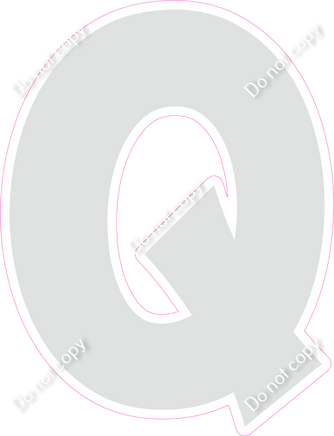 KG 23.5" Individuals - Flat Light Grey Q