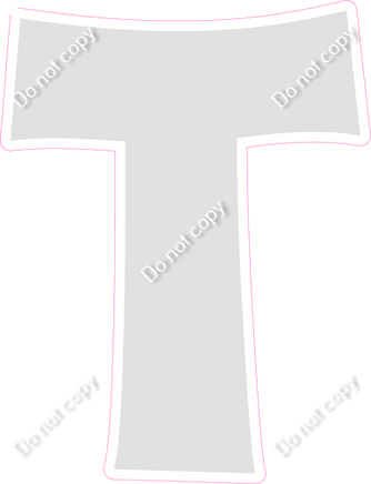 KG 23.5" Individuals - Flat Light Grey T