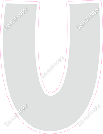 KG 23.5" Individuals - Flat Light Grey U