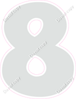 KG 23.5" Individuals - Flat Light Grey 8