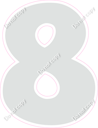 KG 23.5" Individuals - Flat Light Grey 8