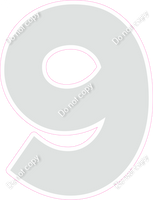 KG 23.5" Individuals - Flat Light Grey 9