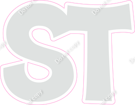 KG 23.5" Individuals - Flat Light Grey ST