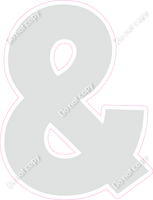 KG 23.5" Individuals - Flat Light Grey &