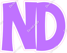 KG 23.5" Individuals - Flat Lilac ND