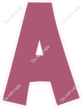 KG 23.5" Individuals - Flat Mauve A