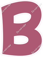 KG 23.5" Individuals - Flat Mauve B