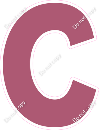 KG 23.5" Individuals - Flat Mauve C