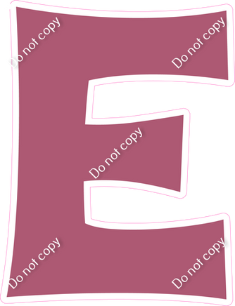 KG 23.5" Individuals - Flat Mauve E