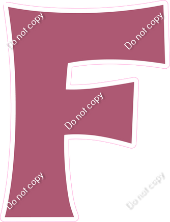 KG 23.5" Individuals - Flat Mauve F