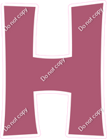 KG 23.5" Individuals - Flat Mauve H