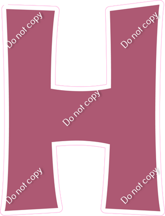 KG 23.5" Individuals - Flat Mauve H