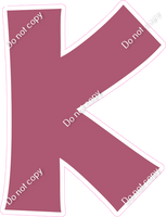 KG 23.5" Individuals - Flat Mauve K