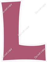 KG 23.5" Individuals - Flat Mauve L