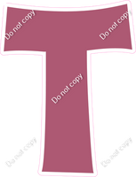 KG 23.5" Individuals - Flat Mauve T