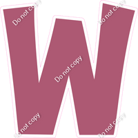 KG 23.5" Individuals - Flat Mauve W