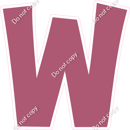 KG 23.5" Individuals - Flat Mauve W