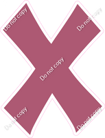 KG 23.5" Individuals - Flat Mauve X