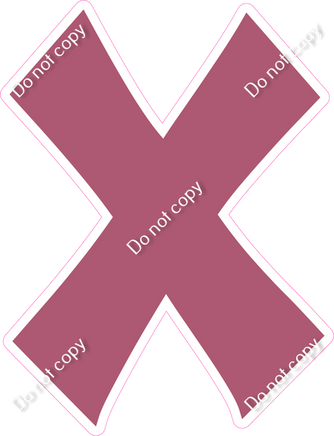 KG 23.5" Individuals - Flat Mauve X