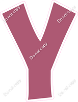 KG 23.5" Individuals - Flat Mauve Y