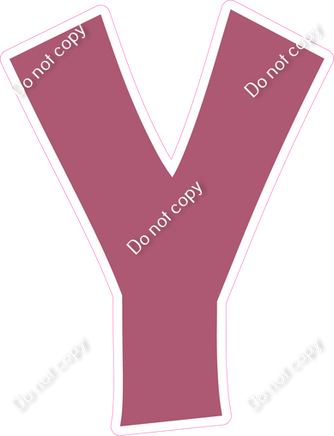 KG 23.5" Individuals - Flat Mauve Y