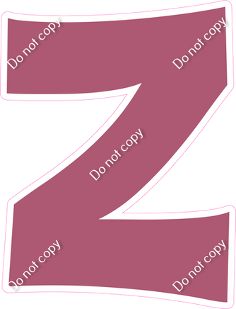 KG 23.5" Individuals - Flat Mauve Z