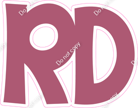 KG 23.5" Individuals - Flat Mauve RD