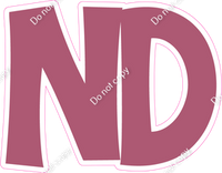 KG 23.5" Individuals - Flat Mauve ND