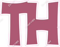 KG 23.5" Individuals - Flat Mauve TH