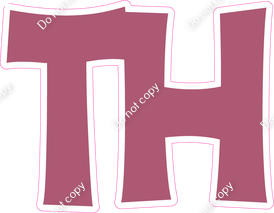 KG 23.5" Individuals - Flat Mauve TH