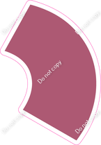 KG 23.5" Individuals - Flat Mauve Apostrophe