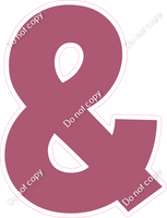 KG 23.5" Individuals - Flat Mauve &