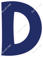 KG 23.5" Individuals - Flat Navy Blue D