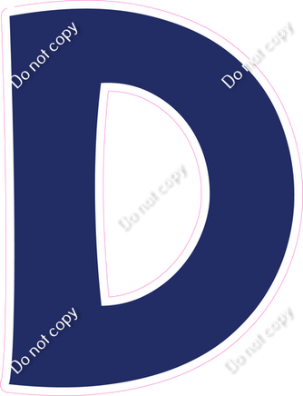 KG 23.5" Individuals - Flat Navy Blue D