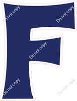 KG 23.5" Individuals - Flat Navy Blue F