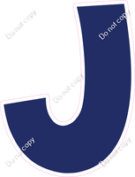 KG 23.5" Individuals - Flat Navy Blue J