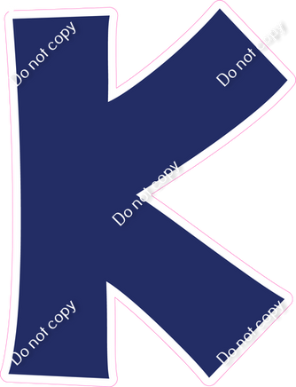 KG 23.5" Individuals - Flat Navy Blue K