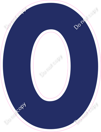 KG 23.5" Individuals - Flat Navy Blue O