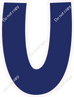 KG 23.5" Individuals - Flat Navy Blue U