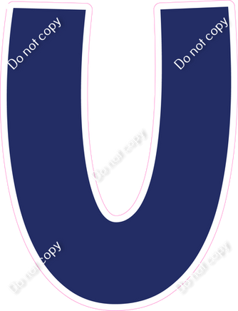 KG 23.5" Individuals - Flat Navy Blue U