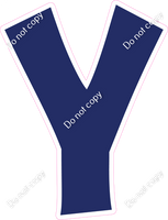 KG 23.5" Individuals - Flat Navy Blue Y