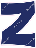 KG 23.5" Individuals - Flat Navy Blue Z